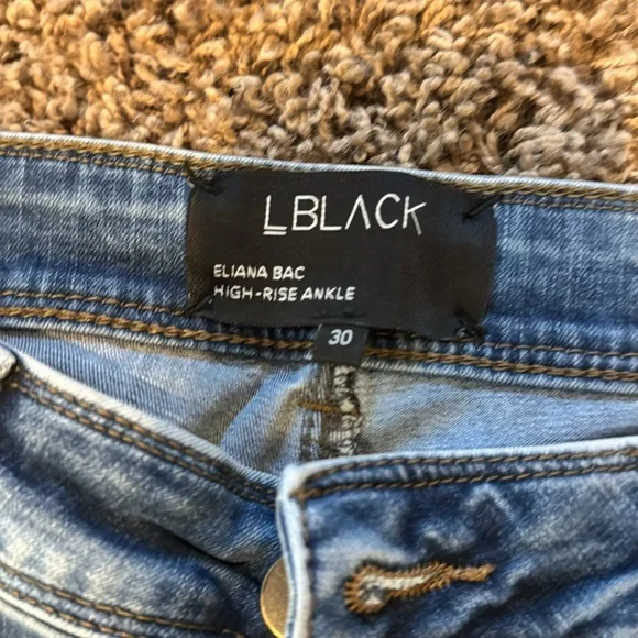 Eliana high rise ankle size 30 medium wash - Picture 4 of 5